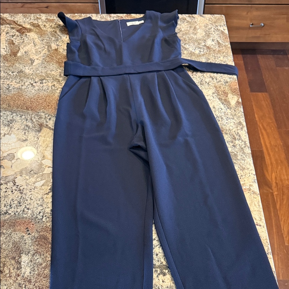 Eliza J Midnight Blue Jumpsuit